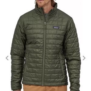 Patagonia Men’s Nano Puff Coat Medium in Kelp Green